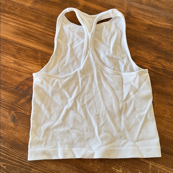 Free People Cream Ribbed Tank Top - Picture 2 of 3